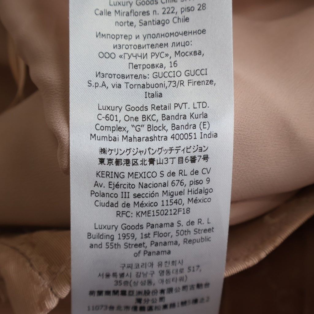 GUCCI(グッチ) オールインワン ピンク シルク #40 691496 レディース