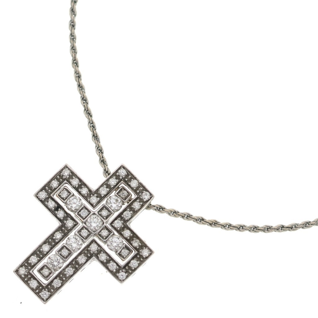 DAMIANI(ダミアーニ) ベルエポック S ダイヤ ネックレス ペンダント チェーン ホワイトゴールド 750WG
