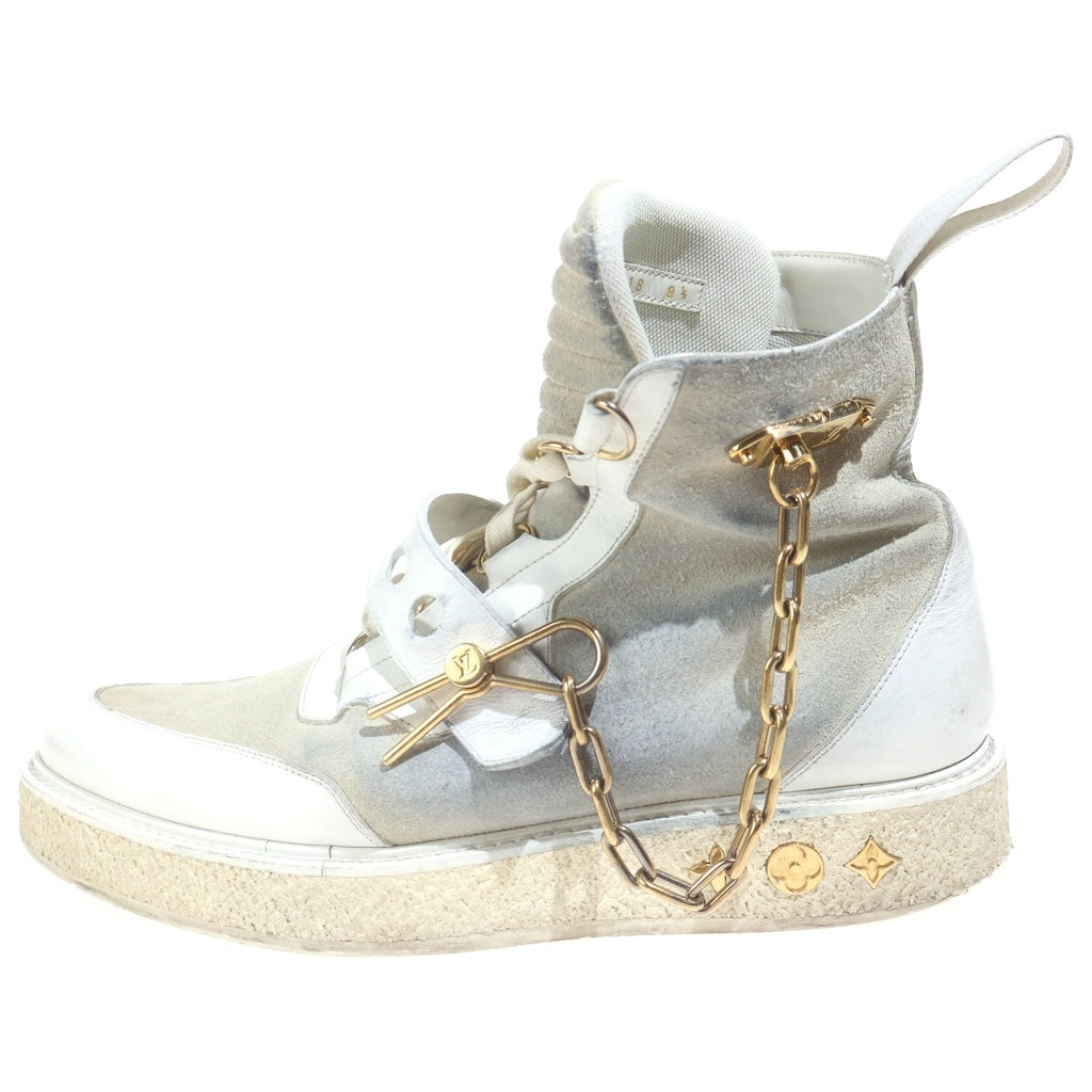 LOUIS VUITTON(ルイヴィトン) ■クリーパーライン アンクルブーツ ハイカットスニーカー ホワイト BM1118