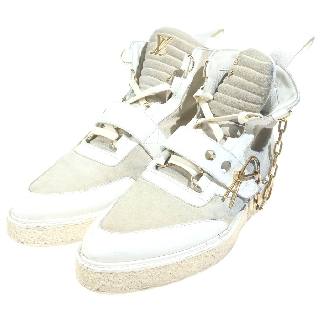 LOUIS VUITTON(ルイヴィトン) ■クリーパーライン アンクルブーツ ハイカットスニーカー ホワイト BM1118