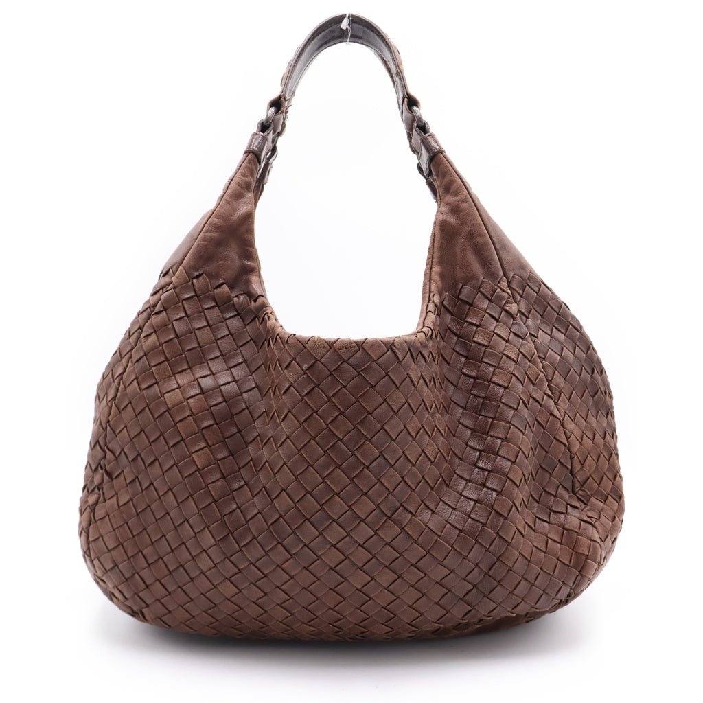 BOTTEGA VENETA(ボッテガヴェネタ) イントレチャート ハンドバッグ トートバッグ ブラウン レザー レディース