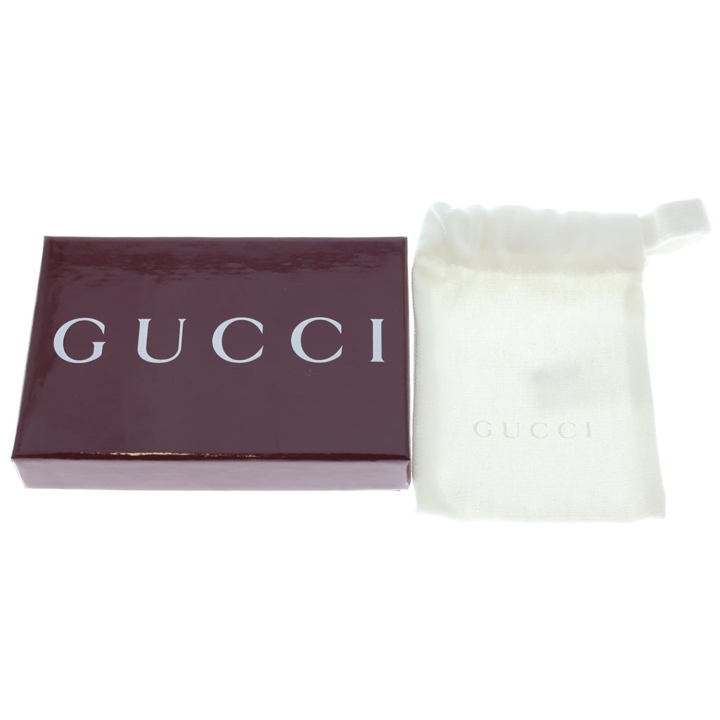 GUCCI(グッチ) ドッグシェイプ バッグチャーム 犬 キーリング キーチェーン ブラウン×ゴールド