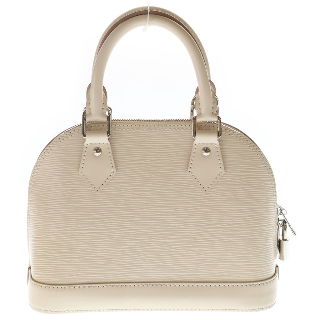 LOUIS VUITTON(ルイヴィトン) エピ アルマBB 2WAYバッグ ハンドバッグ ショルダーバッグ ホワイト レザー M58706 シルバー金具 レディース