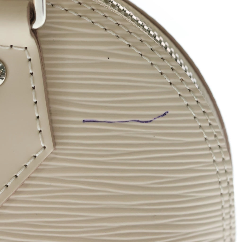 LOUIS VUITTON(ルイヴィトン) エピ アルマBB 2WAYバッグ ハンドバッグ ショルダーバッグ ホワイト レザー M58706 シルバー金具 レディース