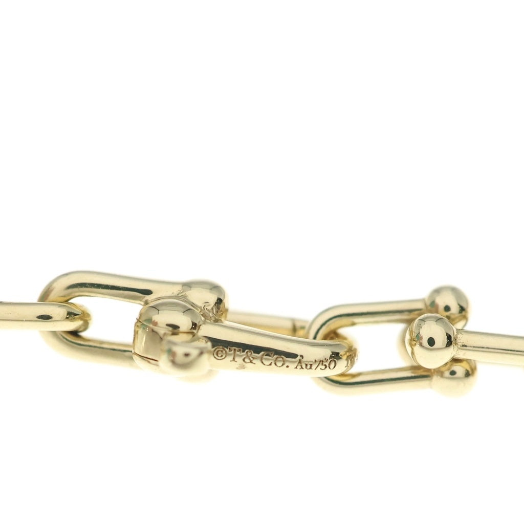 TIFFANY & Co.(ティファニー) ハードウェア マイクロリンク ブレスレット チェーン ゴールド Au750YG レディース