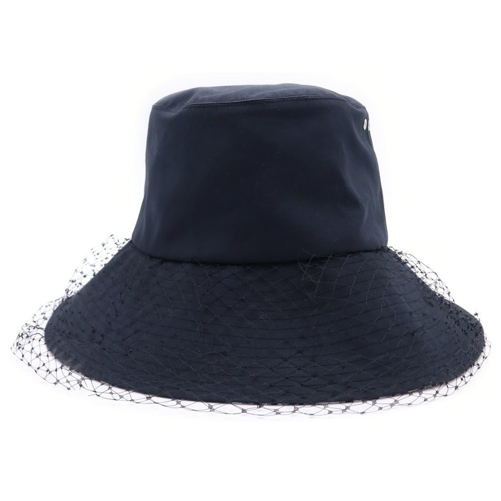 Christian Dior(クリスチャンディオール) TEDDY-D オブリーク バケットハット チュール ポリエステル コットン ブラック 95TDD924G130 レディース