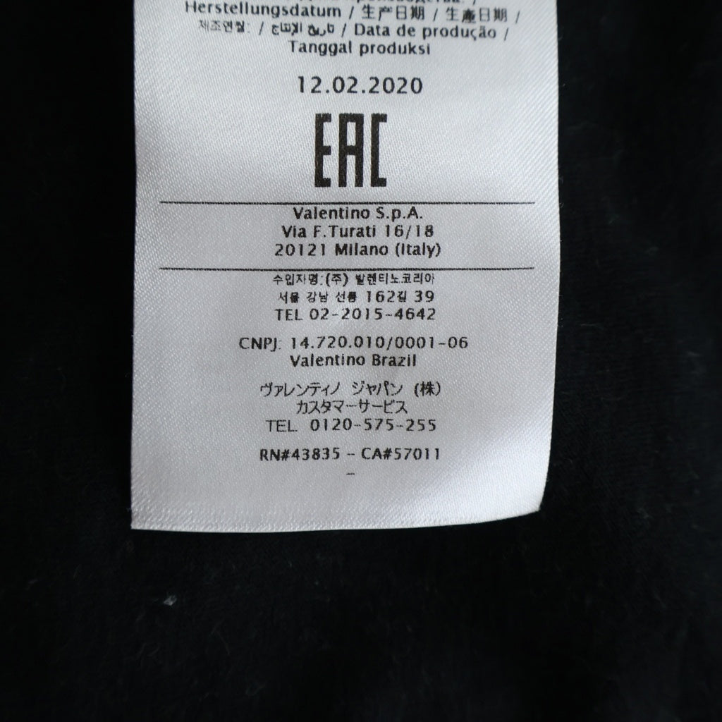 VALENTINO(ヴァレンティノ) 20AW 半袖ロゴTシャツ カットソー ブラック UV3MG03B5FN