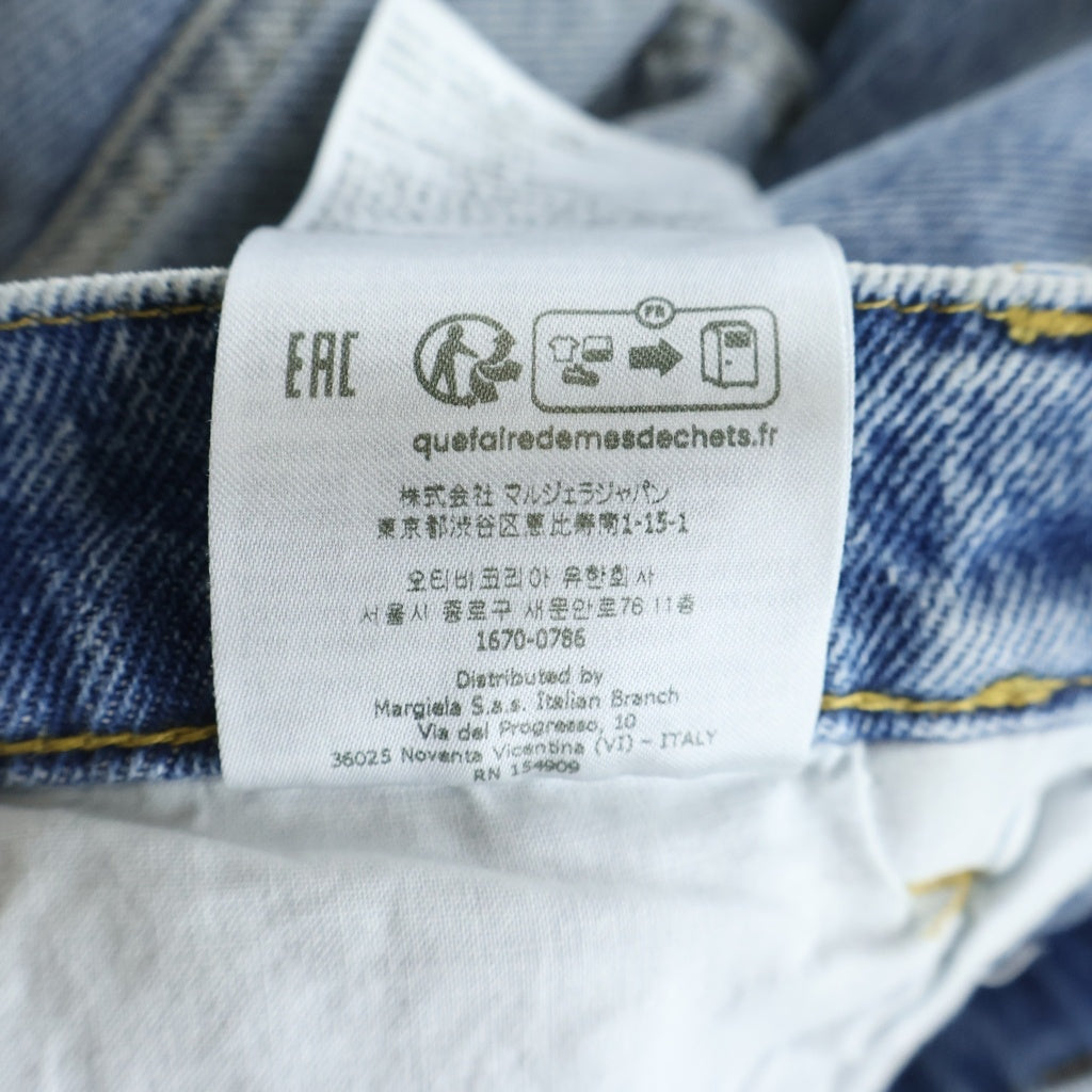 MM6 Maison Margiela(エムエムシックスメゾンマルジェラ) スラッシュディテール デニム インディゴ S51LA0051 レディース