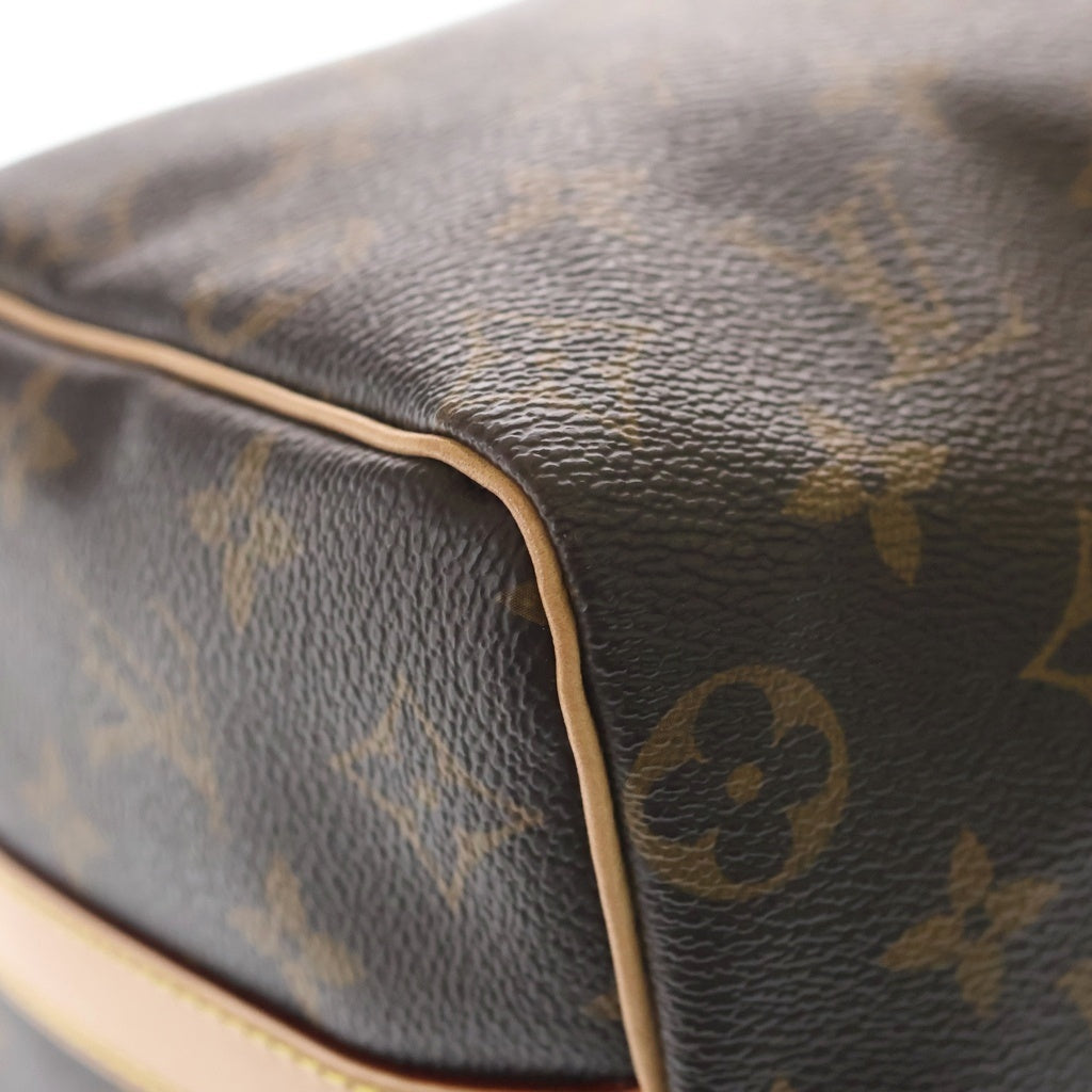 LOUIS VUITTON(ルイヴィトン) モノグラム スピーディ25 2WAYバッグ ハンドバッグ ボストンバッグ ショルダーバッグ ブラウン レザー×PVC M46977 ゴールド金具 レディース