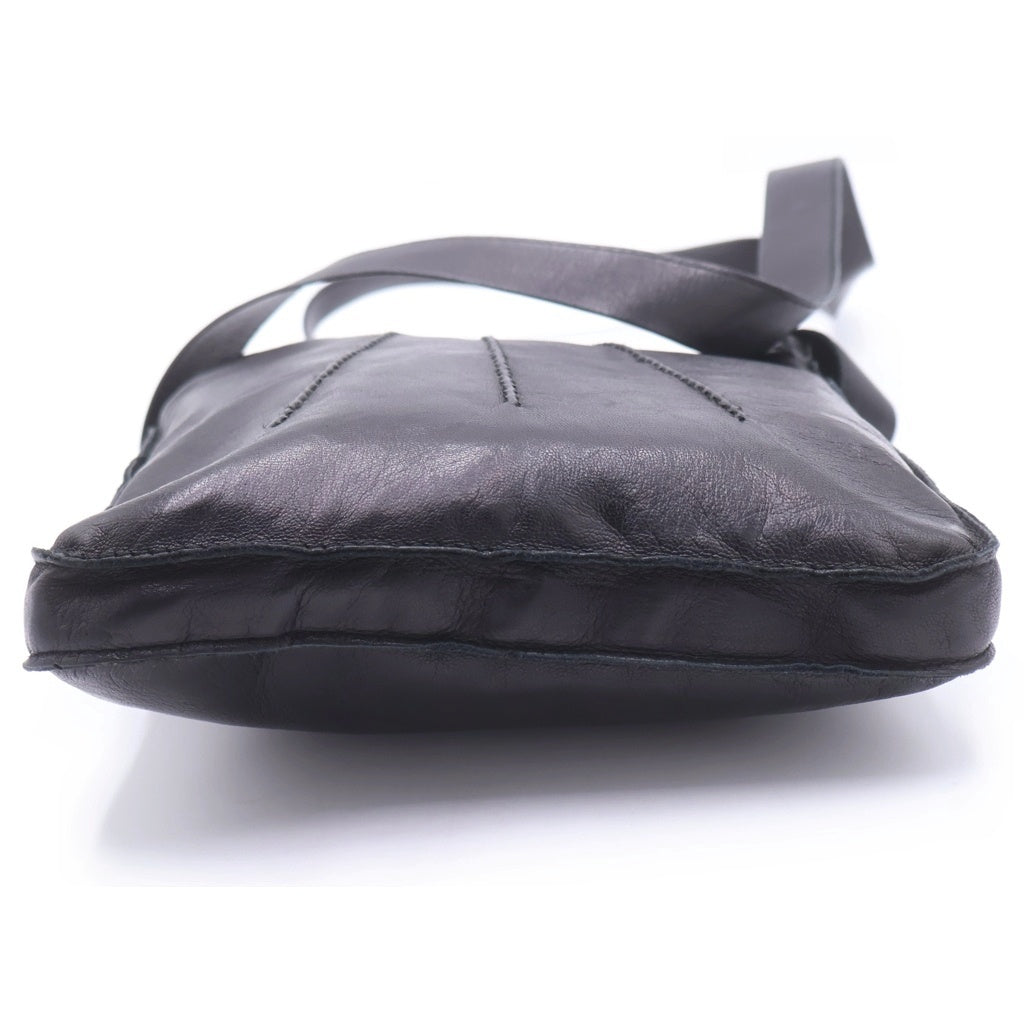 HERMES(エルメス) トゥドゥ レザー シルバー金具 ショルダーバッグ ポシェット ブラック レディース