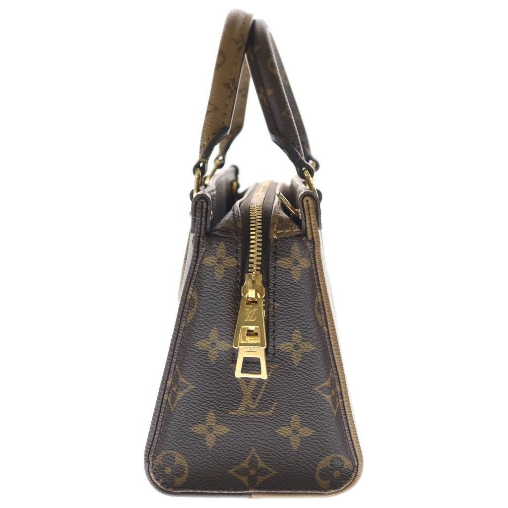 LOUIS VUITTON(ルイヴィトン) モノグラム ジャイアントリバース オンザゴーEW 2WAY ハンドバッグ ショルダーバッグ M46653 ICタイプ ブラウン レディース