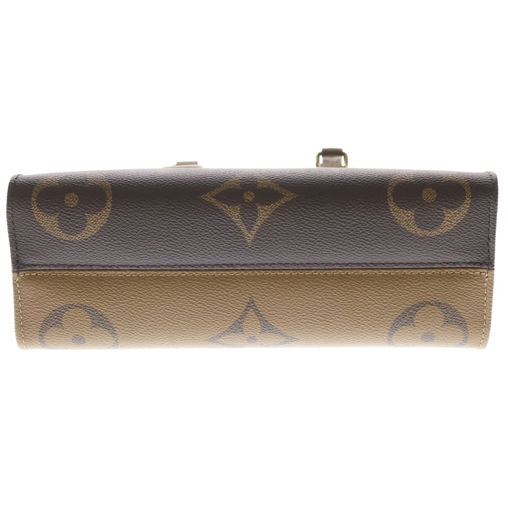 LOUIS VUITTON(ルイヴィトン) モノグラム ジャイアントリバース オンザゴーEW 2WAY ハンドバッグ ショルダーバッグ M46653 ICタイプ ブラウン レディース