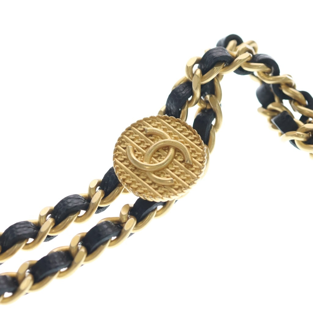 CHANEL(シャネル) ミニカメラバッグ ショルダーバッグ チェーンバッグ ブラック キャビアスキン AP2858 ゴールド金具 レディース