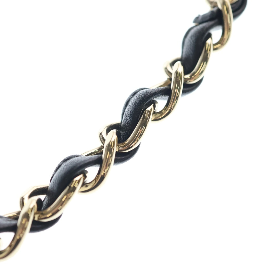 CHANEL(シャネル) マトラッセ ラムスキン レザー ショルダー ウエスト ミニ バッグ ブラック ゴールド金具 29番台 AP1192 レディース