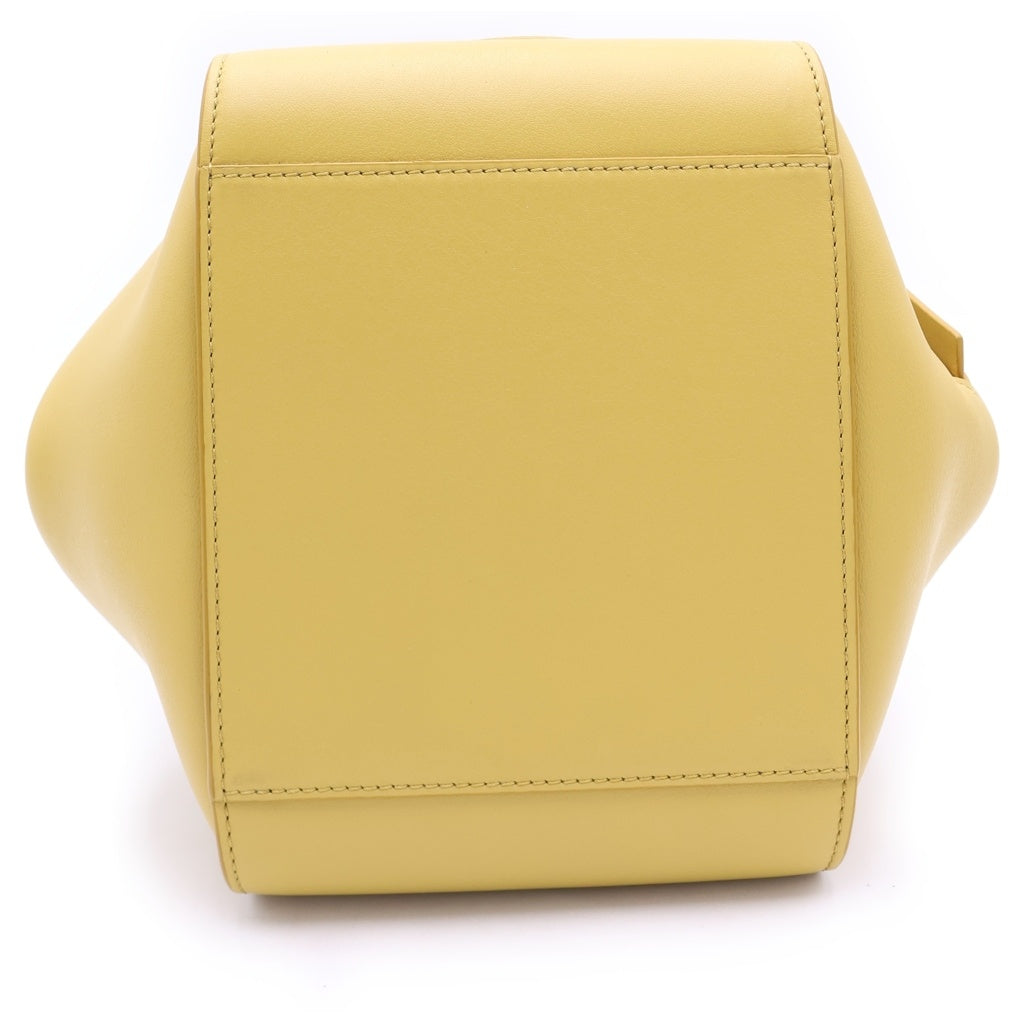LOEWE(ロエベ) ハンモック ショルダーバッグ ブライトブルオーカー マスタードイエロー レザー ゴールド金具 レディース