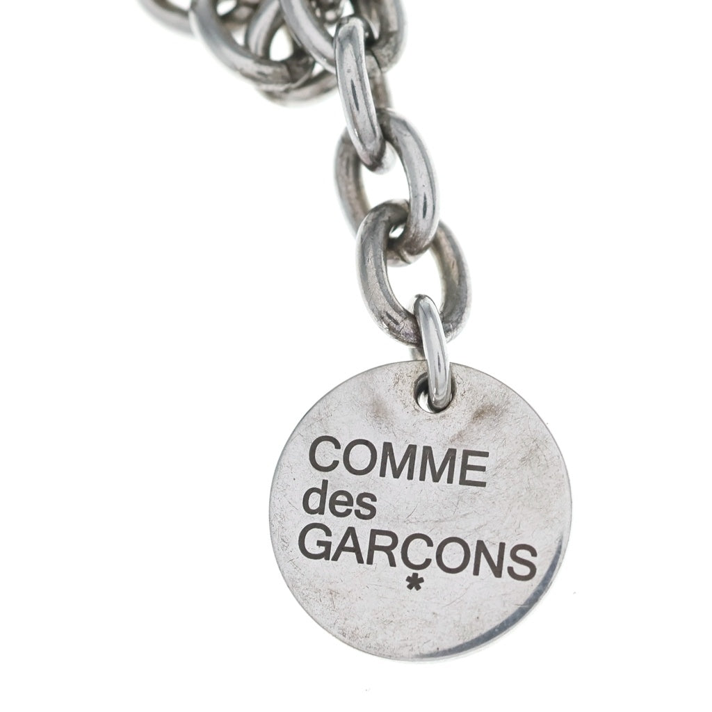 MIKIMOTO(ミキモト) ×COMME des GARCONS コムデギャルソン アコヤ真珠 パールネックレス KZ-1621FB ホワイト/シルバー レディース