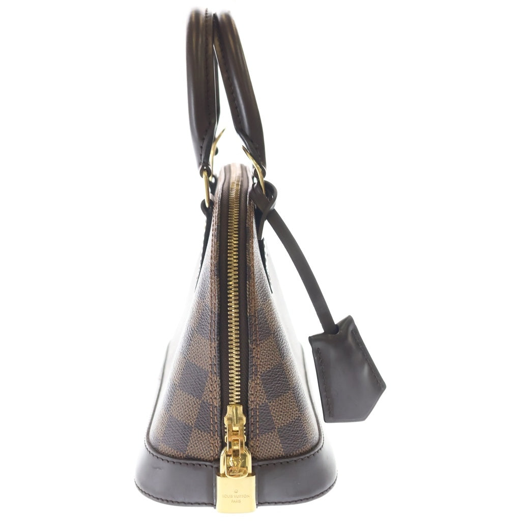 LOUIS VUITTON(ルイヴィトン) ダミエ アルマBB 2WAYバッグ ハンドバッグ ショルダーバッグ ブラウン レザー×PVC N41221 ゴールド金具 レディース