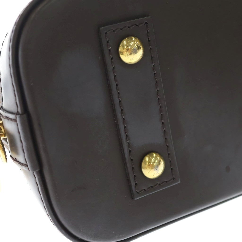 LOUIS VUITTON(ルイヴィトン) ダミエ アルマBB 2WAYバッグ ハンドバッグ ショルダーバッグ ブラウン レザー×PVC N41221 ゴールド金具 レディース