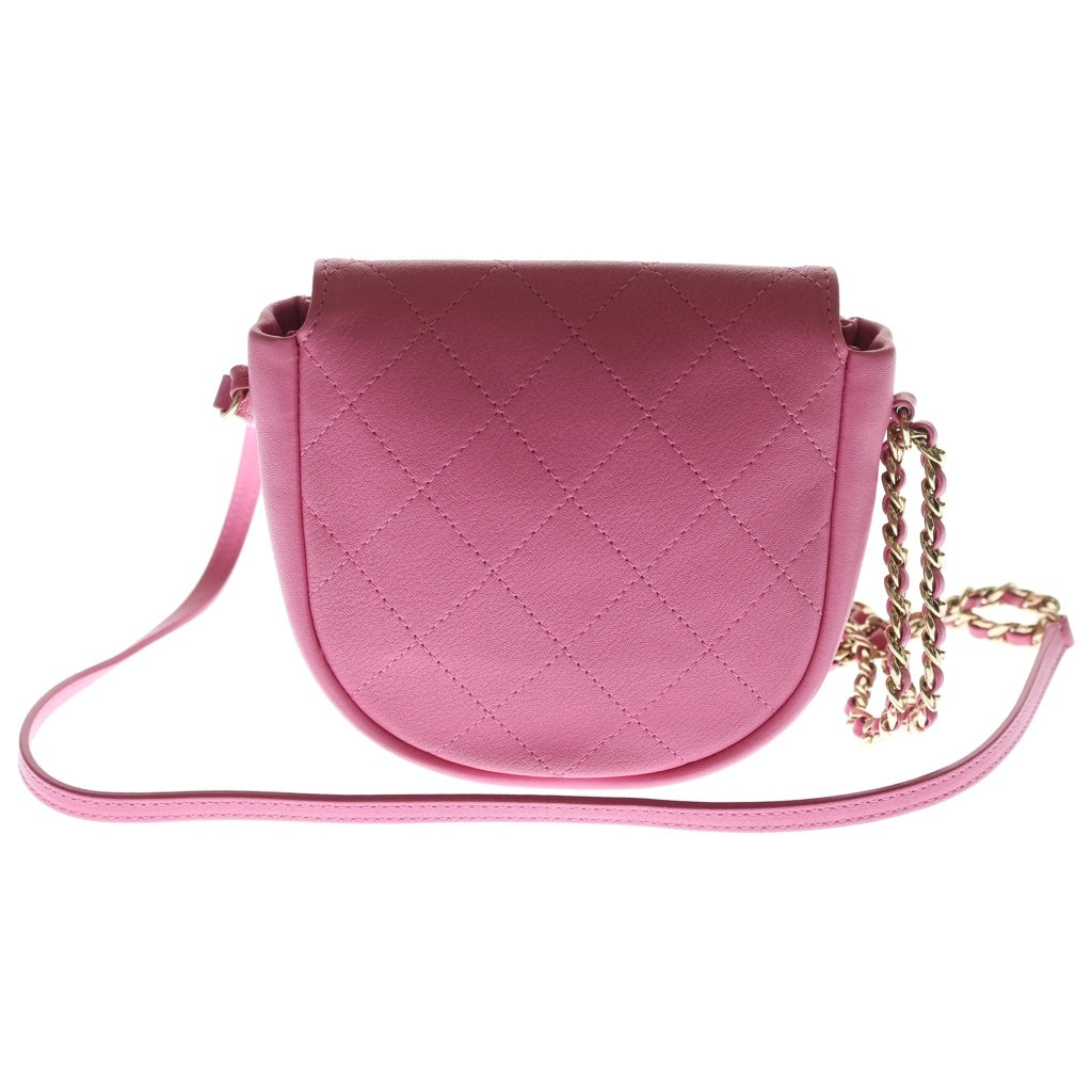 CHANEL(シャネル) ココマーク ミニ チェーンショルダーバッグ ゴートスキン レザー ピンク AS0143 26番台 レディース