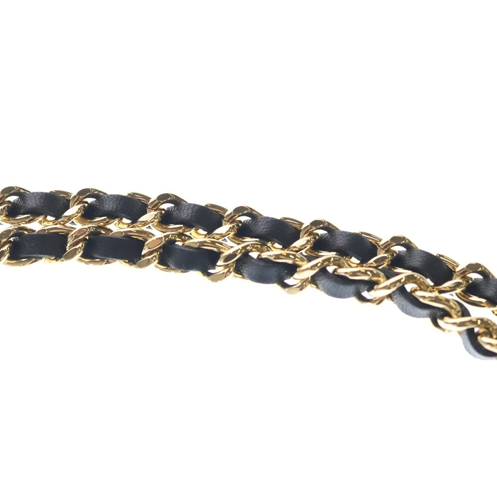 CHANEL(シャネル) マトラッセ ミニ バニティ チェーンショルダーバッグ ラムスキン レザー ゴールド金具 ブラック 31番台 レディース