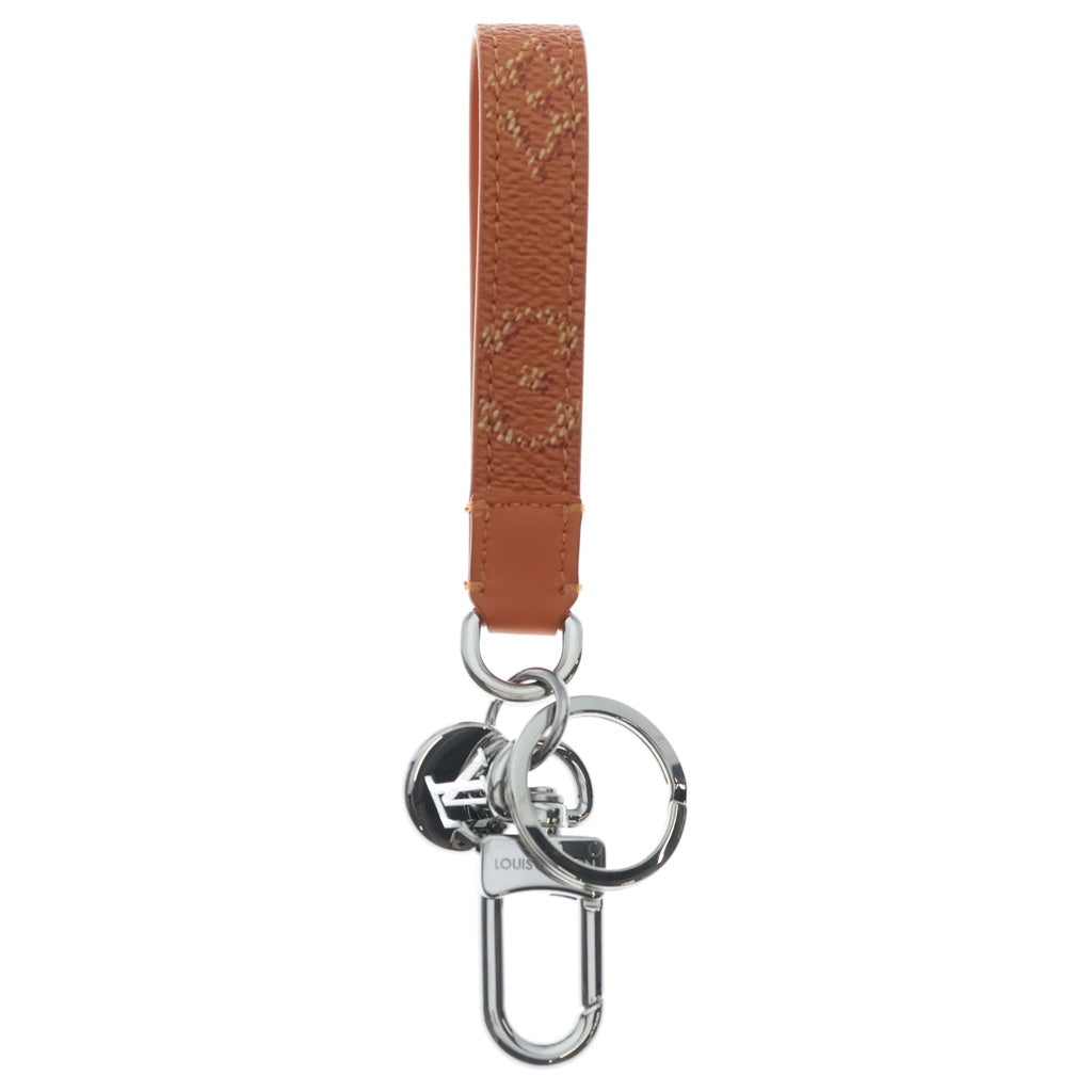 LOUIS VUITTON(ルイヴィトン) LV スリム ドラゴンヌ PVC レザー キーホルダー バッグチャーム M03351 オレンジ/シルバー
