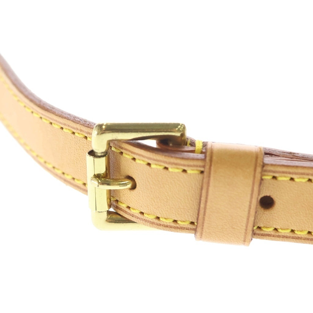 LOUIS VUITTON(ルイヴィトン) モノグラム ミュゼットタンゴ ショルダーバッグ ブラウン レザー×PVC M51388 ゴールド金具 レディース
