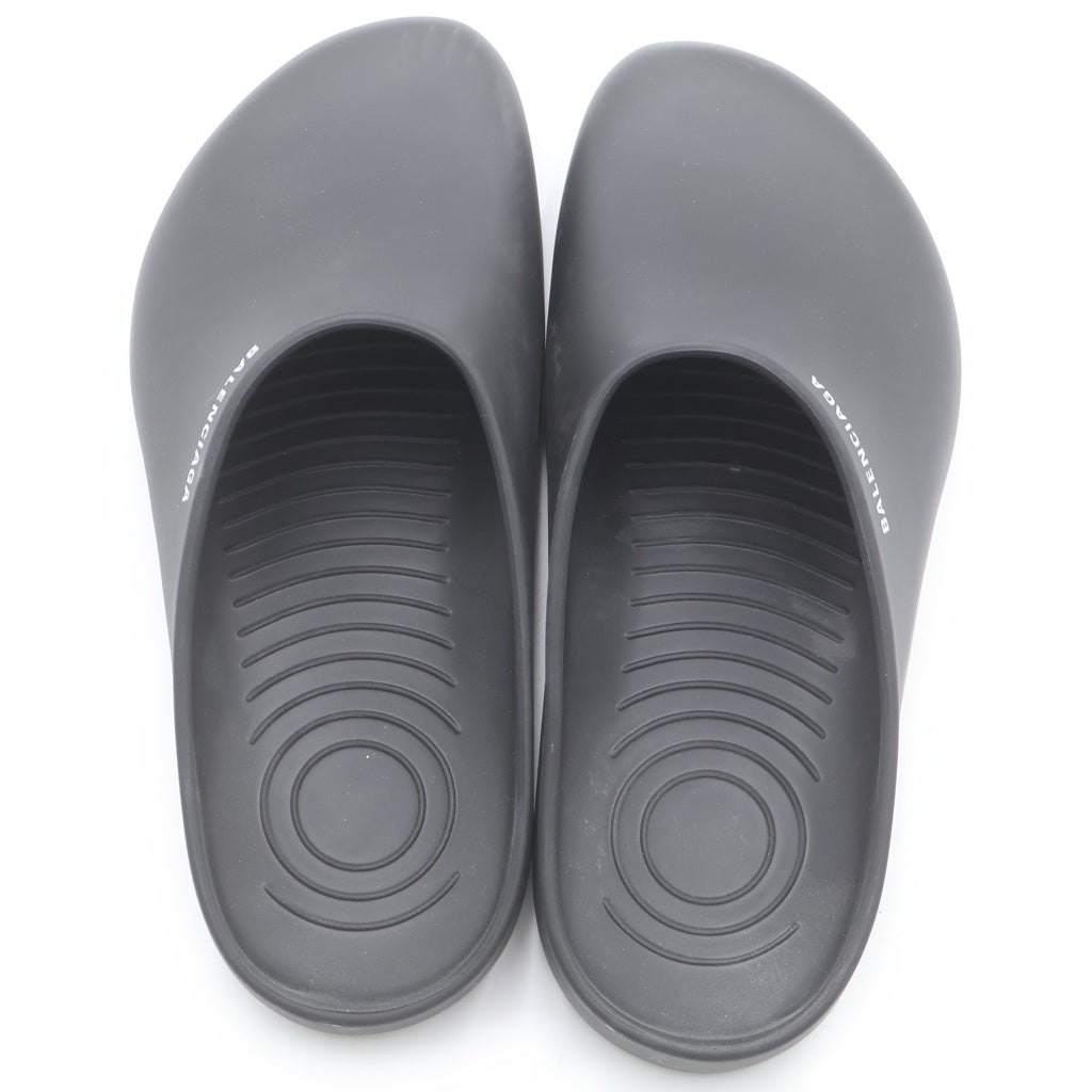 BALENCIAGA(バレンシアガ) POOL CLOSED SLIDE プール クローズド スライド ロゴ サンダル シューズ ミュール ブラック