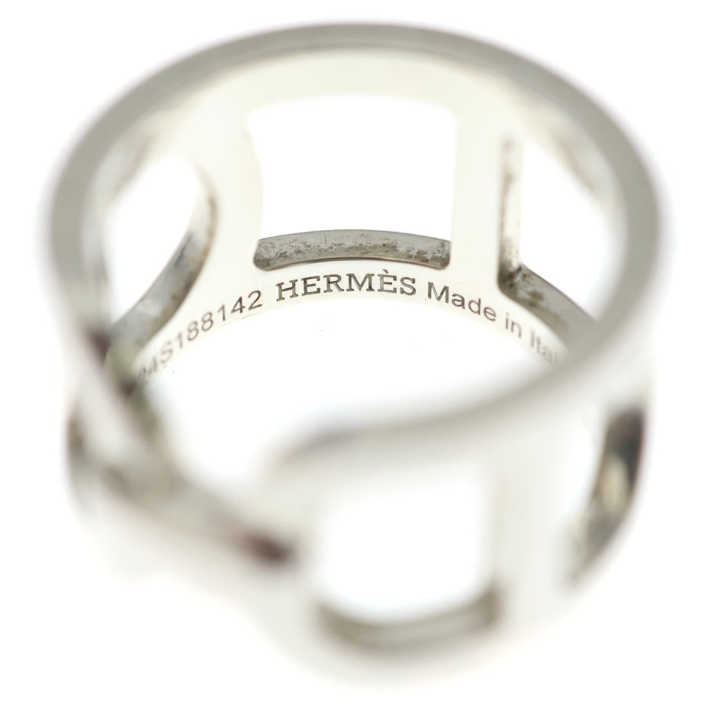 HERMES(エルメス) エヴァーシェーヌダンクルMM リング シルバー Ag925 #46 レディース