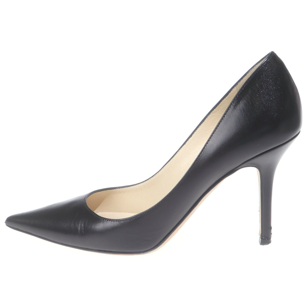 JIMMY CHOO(ジミーチュウ) ピンヒール レザー パンプス ブラック レディース