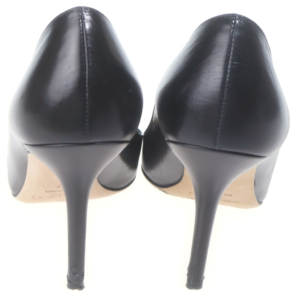 JIMMY CHOO(ジミーチュウ) ピンヒール レザー パンプス ブラック レディース