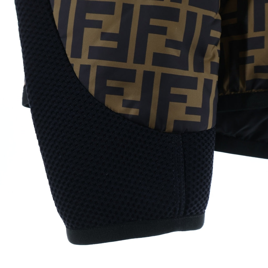 FENDI(フェンディ) ズッカ ダウンジャケット ブラウン×ブラック #48 FAF556