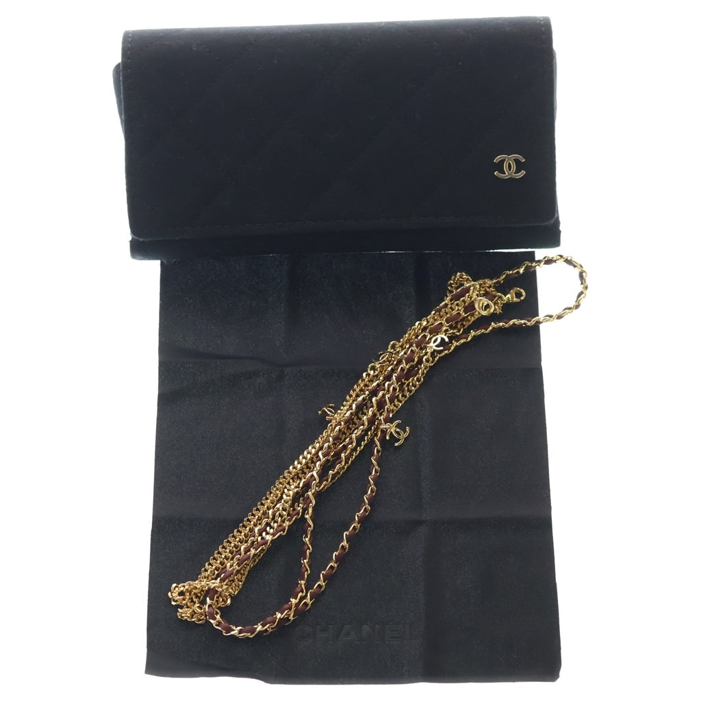 CHANEL(シャネル) ココマーク チェーン付き サングラス ワインレッド