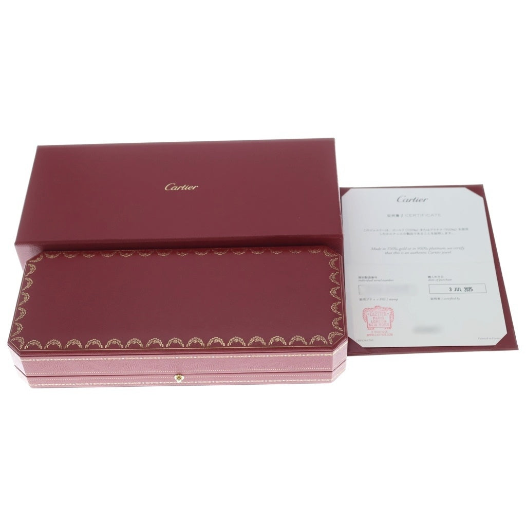 Cartier(カルティエ) ダムール SM 1Pダイヤ ブレスレット チェーン ホワイトゴールド Au750WG レディース