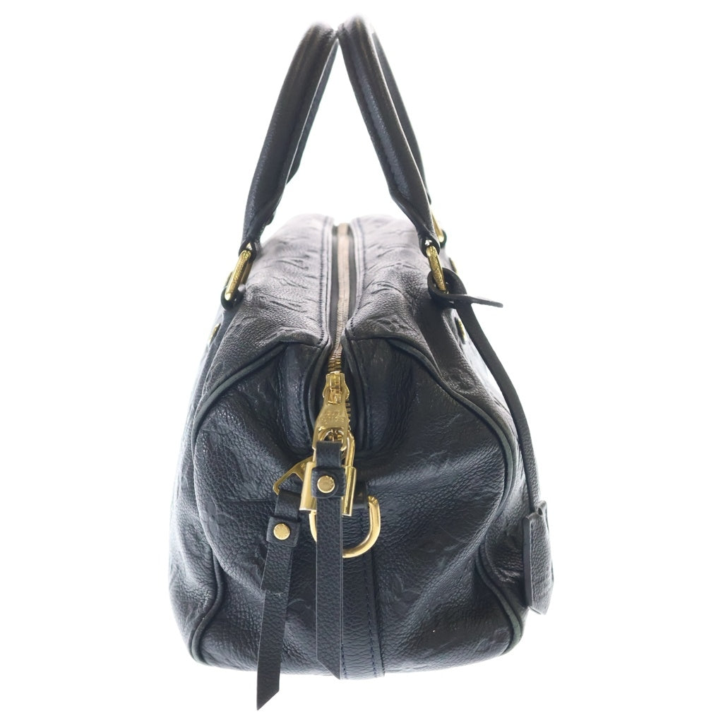 LOUIS VUITTON(ルイヴィトン) モノグラム アンプラント スピーディ バンドリエール25 2WAYハンドバッグ ミニボストンバッグ ショルダーバッグ ブラック レザー M40762 ゴールド金具 レディース