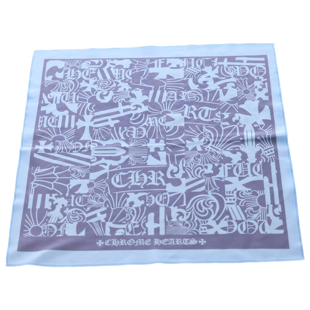 CHROME HEARTS(クロムハーツ) クロムハーツ メガネ プラスチック 52□21-152 ブラック×シルバー ブルーレンズ DUCK BUTTER レディース