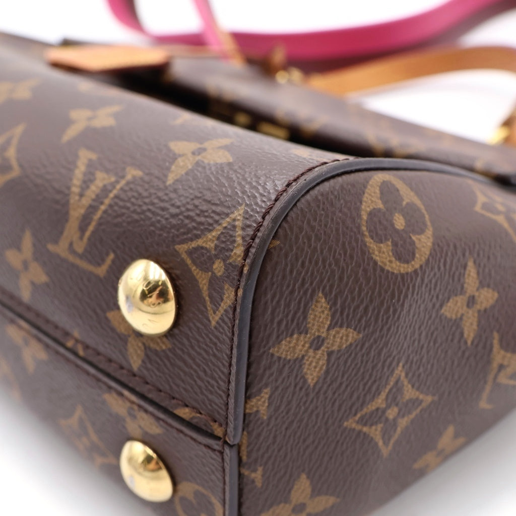 LOUIS VUITTON(ルイヴィトン) クリュニーBB ハンドバック 2wayバック モノグラム PVC レザー ブラウン/ピンク M42738 レディース