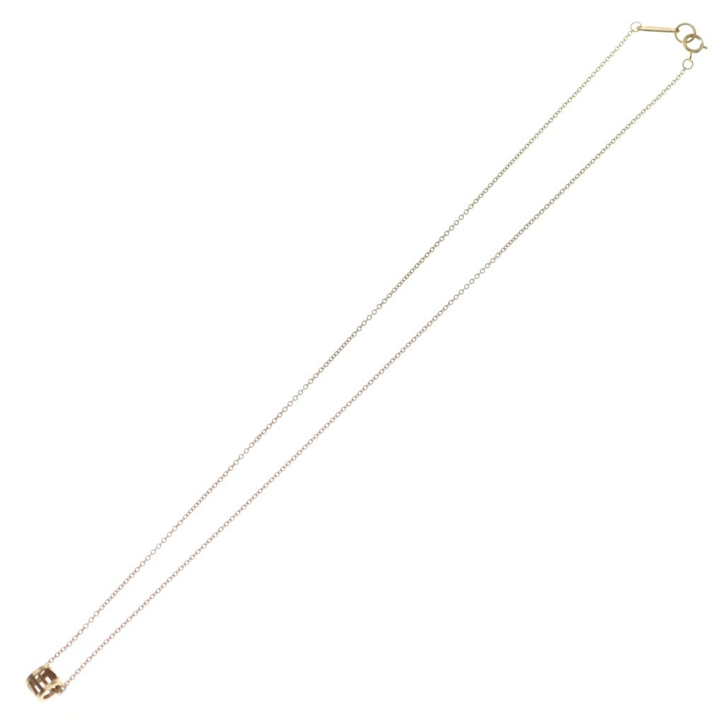 TIFFANY & Co.(ティファニー) アトラス オープン ミニ ネックレス ペンダント チェーン イエローゴールド 750YG レディース