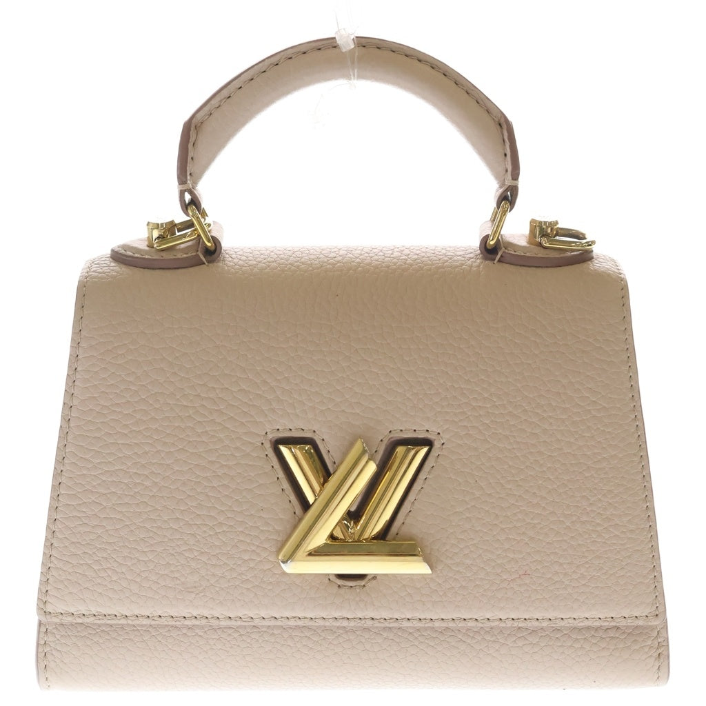 LOUIS VUITTON(ルイヴィトン) ツイストBB ワンハンドル ハンドバッグ ショルダーバッグ ピンクベージュ レザー M59090 ゴールド金具 レディース