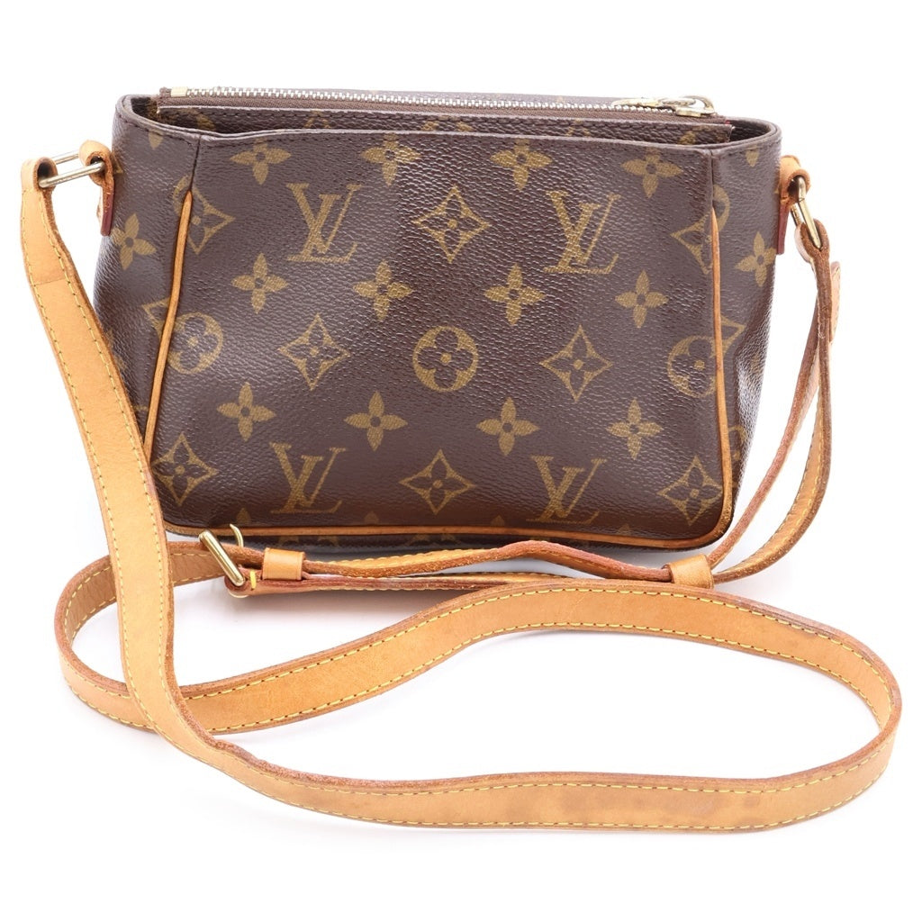LOUIS VUITTON(ルイヴィトン) モノグラム ヴィヴァシテPM PVC レザー ショルダーバッグ ミニバッグ ブラウン M51165 レディース