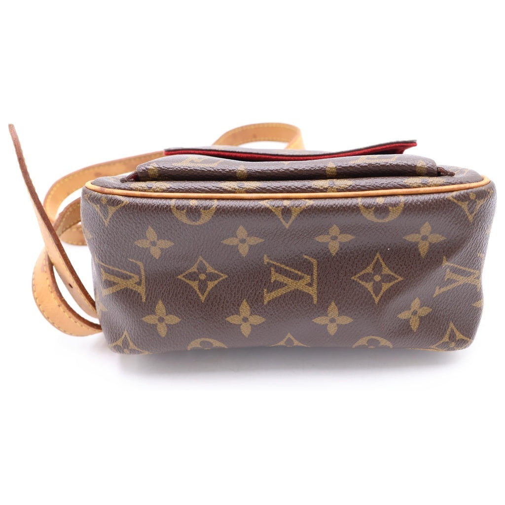LOUIS VUITTON(ルイヴィトン) モノグラム ヴィヴァシテPM PVC レザー ショルダーバッグ ミニバッグ ブラウン M51165 レディース