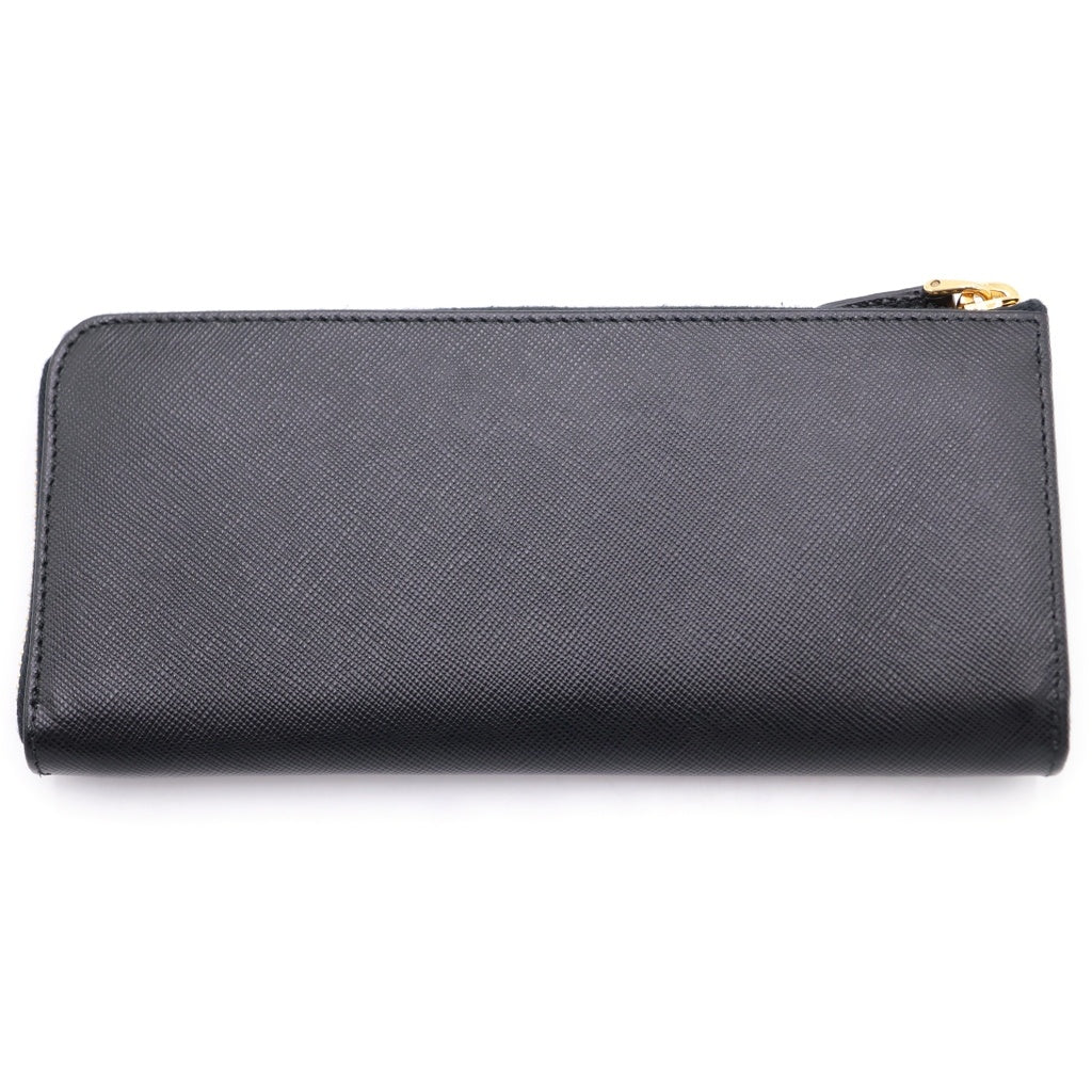 PRADA(プラダ) 長財布 L字ファスナー ロングウォレット サフィアーノ レザー ブラック 1M1183