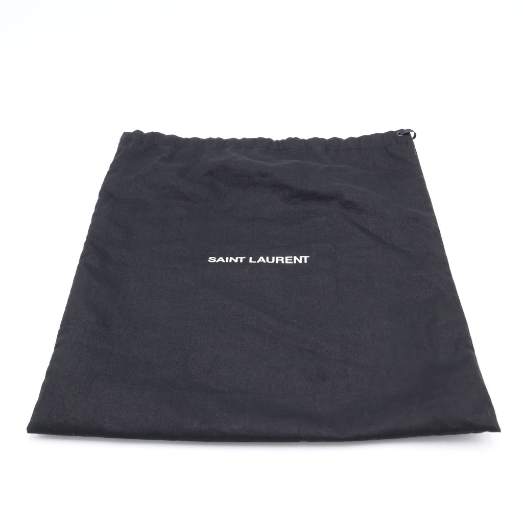SAINT LAURENT PARIS(サンローランパリ) ニキ ベイビー 2WAYハンドバッグ ショルダーバッグ アイボリー レザー シルバー金具 レディース