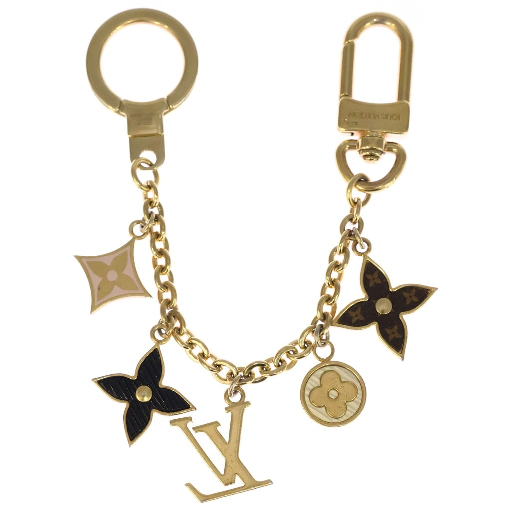 LOUIS VUITTON(ルイヴィトン) モノグラム ビジュー サック シェンヌ・スプリングストリート バッグチャーム ブラック×ゴールド GP M68999 レディース