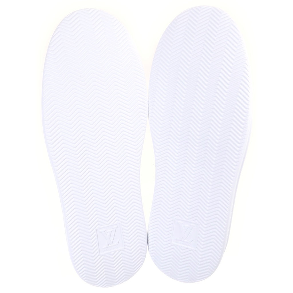 LOUIS VUITTON(ルイヴィトン) モノグラム ビバリーヒルズ レザー スニーカー #81/2 ホワイト 1AJQE7