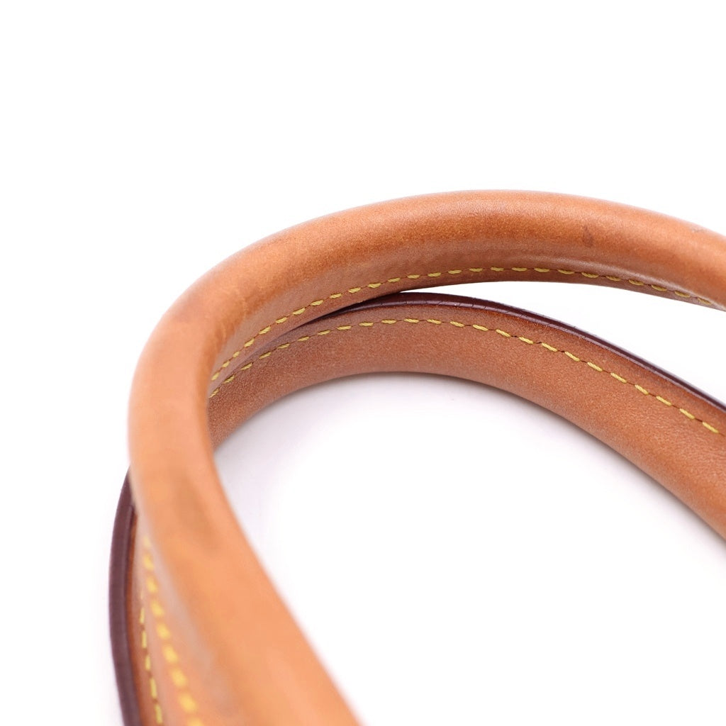 LOUIS VUITTON(ルイヴィトン) モノグラム リボリーMM 2WAYハンドバッグ ショルダーバッグ ブラウン レザー×PVC M44546 ゴールド金具 レディース