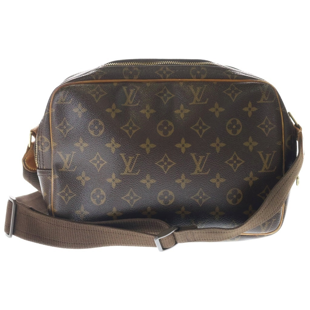 LOUIS VUITTON(ルイヴィトン) モノグラム リポーターPM PVC レザー ショルダーバッグ ブラウン M45254