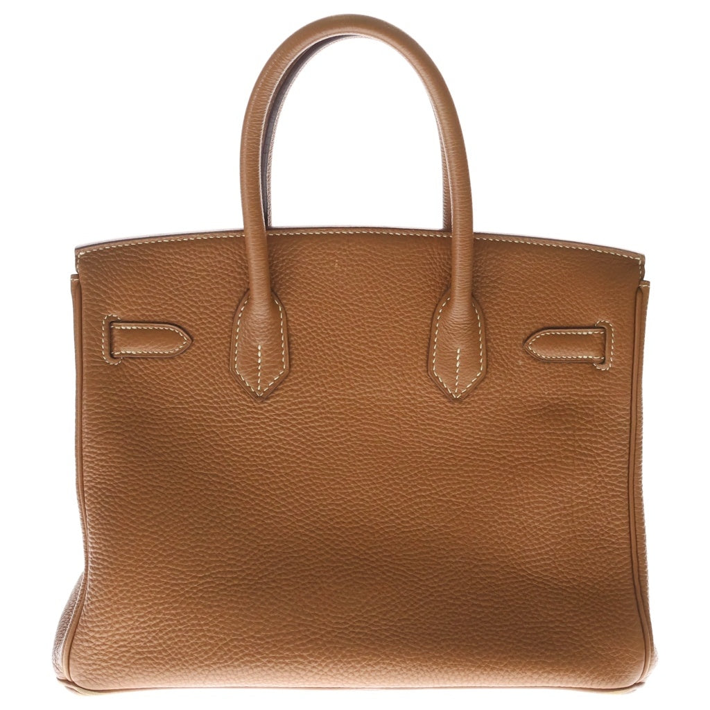 HERMES(エルメス) バーキン30 トゴ シルバー金具 ハンドバッグ □I刻印 ゴールド レディース