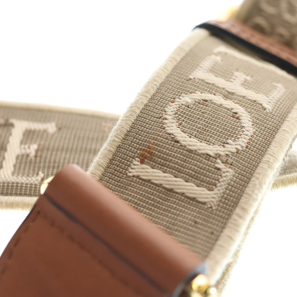 LOEWE(ロエベ) ゲートデュアル バッグ ミニ ショルダーバッグ ブラウン レザー ゴールド金具 レディース