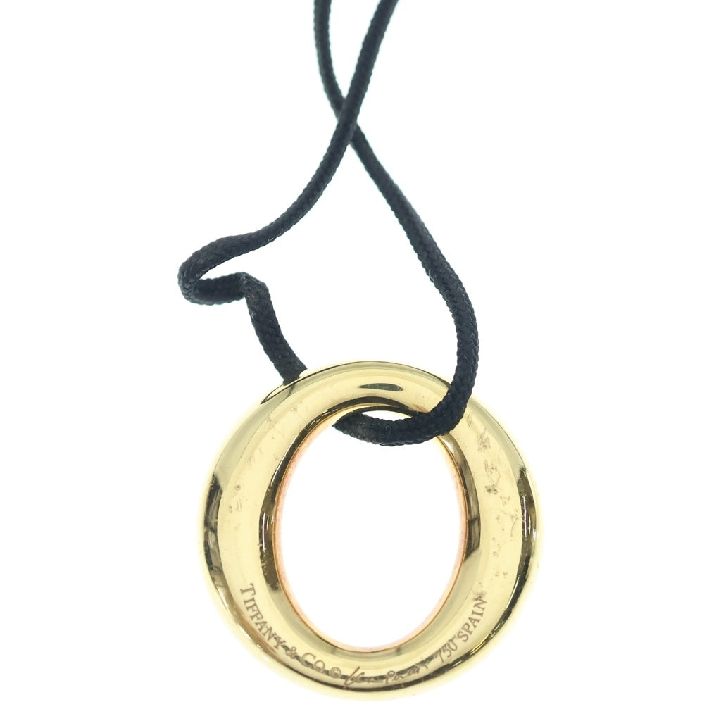 TIFFANY & Co.(ティファニー) エルサ・ペレッティ セビアナ ネックレス ペンダント イエローゴールド Au750 レディース