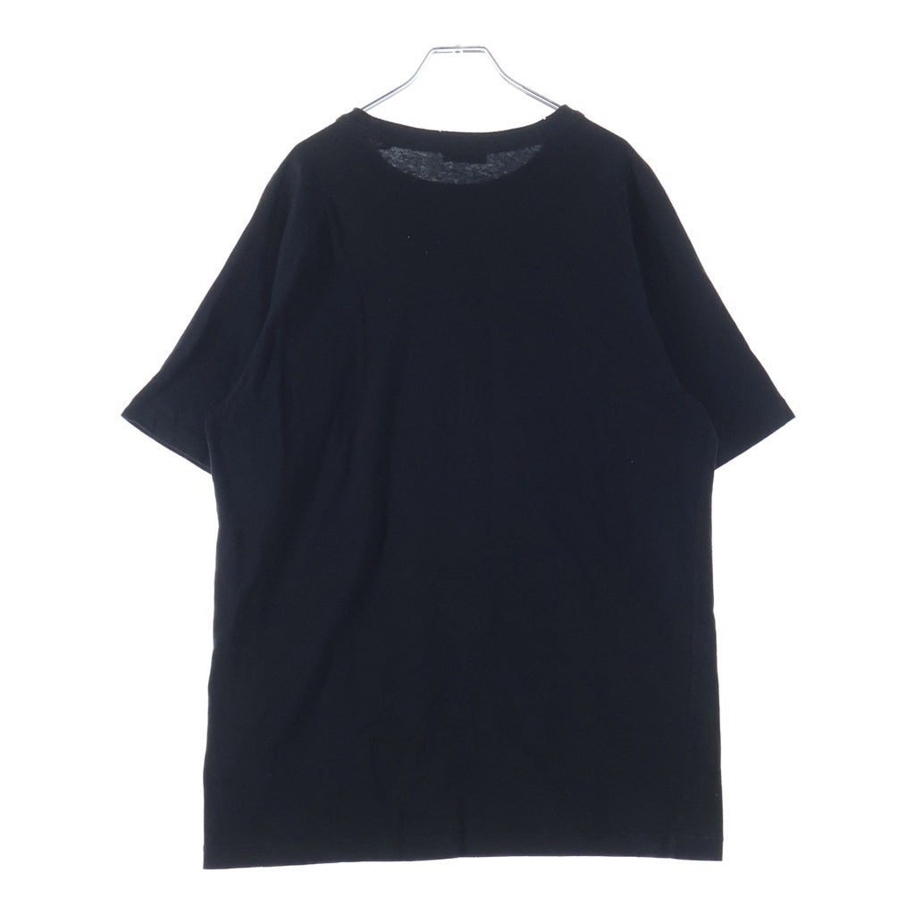DIOR(ディオール) ×ERL イーアールエル ラメ ロゴ刺繍 クルーネック 半袖Tシャツ カットソー ブラック 313J647A0817